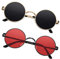 Sonnenbrille Herren Polarisiert Retro Rund 70er Kleine Größe Hippie Brille Damen 100% UV-Schutz Cat 3 CE