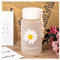 Trinkflasche Wasserflasche 500 Ml Kleine Gänseblümchen-transparente Wasserflasche Für Kreative Trinkgefäße Wasserflaschen Mit Tragbarer Seil-Reise-Teetasse Sportflasche ( Blue : Frosted A , Size : 500