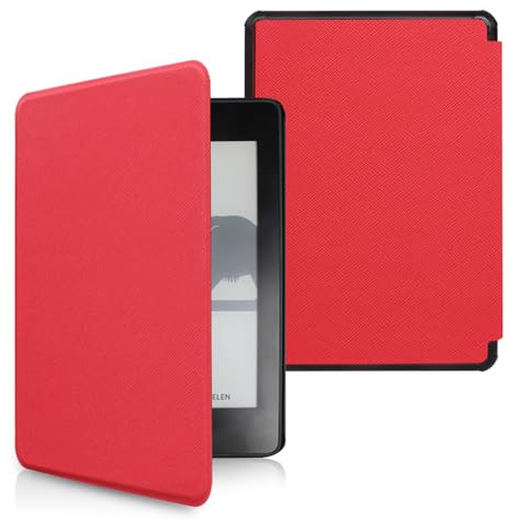 Hülle Kompatibel 6 Zoll Kindle Paperwhite 10. Generation [Erschienen im 2018, Modell:PQ94WIF]-Automatische Schlaf-/Wachfunktion, Leicht Und Dünn Kreuzmuster Schutzhülle Aus Pu Leder