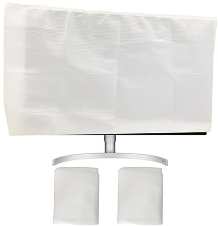 Lot de 2 housses de protection en mousse pour écran plat pour déménagement - Convient aux téléviseurs à écran plat jusqu'à 43 (L) x 68 cm (l) (convient aux écrans TV jusqu'à 43), protection d'écran