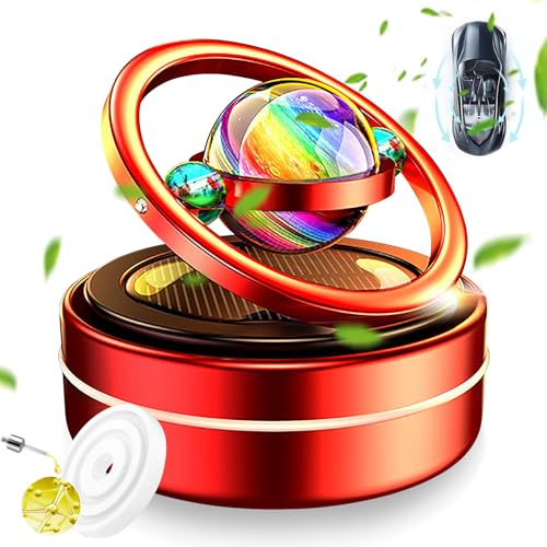 2024 New Tragbare Kinetische Molekularheizung, Solar Kinetischer Mini-Heizung, Tragbare Kinetische Heizung Fahrzeuge, Mini Kinetische Heizungslüfter(Red)