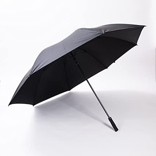 CASEGO Regenschirm, gerader Stab, doppelschichtige Beschichtung, automatisch, sonnig und regnerisch, Werbegeschenk mit doppeltem Verwendungszweck, Golf-Werbeschirm (A)