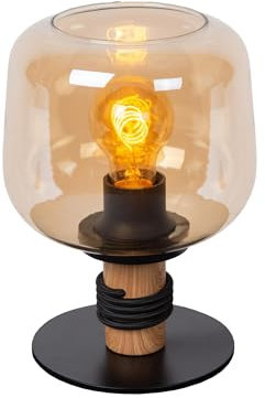 LUCIDE ILONA - Tischlampe - Ø 18 cm - 1xE27 - Amber