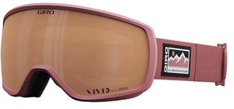 Giro Balance II Access Skibrille & Goggle OTG – Anti-Fog – sphärische Linse – EXV Technologie – VIVID Linsen von ZEISS – EVAK Vent – für Damen – Rose/Copper, Größe: OS