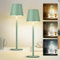 Faithorse Rechargeable Lamp Cordless Table Lamp, 2 Pack Battery Operated Lamps 5200mAh IP54 Waterproof Wireless Lamp with 3-Color Modes Touch Control Night Light for Bedroom(Vintage Green)
