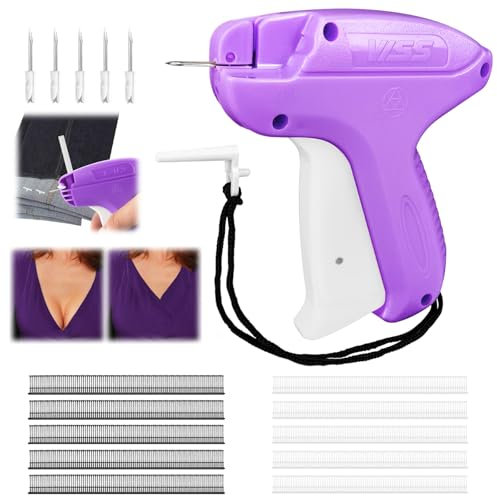 Fixateur Rapide Pour Vêtements,Fixateur de Vetement Rapide Micro Stitch Gun for Clothes,Connecteur de Vêtement à Bouton Instantané,mini pistolet à couture Réparation Rapide De Vêtements