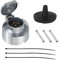 Qiping Prise remorque 7 Broches,12V Faisceau électrique,avec Joint arrière Prise Étanche,Convient aux remorques,camions,Camping-Cars