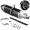 Universal Motorcycle exhaust pipe, 38mm 51mm Motorcycle Muffler Exhaust Exhaust Pipe 1.5 2, Removable Motorcycle Accessories, for Dirt Bike Street Bike Scooter ATV