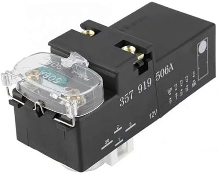 Ywmsfl 357919506A Radiator Fan Control Module Electronic Fan Engine Cooling Fan Control Module For 1.9L 2.0L 2.8L