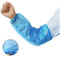 QIRUIRED 300 mangas desechables para cubrir los brazos, color azul, impermeables, con extremos elásticos, protector de antebrazo para limpiar la pintura