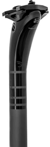 Deda Elementi RS Carbon Sattelstütze, POB (poliert auf schwarz), ø27,2 mm (400 mm), 25 mm Rückstellung