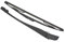 Bywindup Brazo y escobilla del limpiaparabrisas trasero compatible con Peugeot 206 1998-2013. Reemplazo para 642392, 6429R2 y 642236