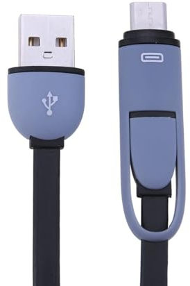Jetfon Câble USB 2 en 1 avec adaptateur USB C et micro USB