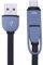 Jetfon Cavo USB 2 IN 1 con adattatore USB C e Micro USB