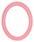 Funerom Oval Badezimmerspiegel Schlafzimmer Spiegel Wandspiegel (PInk, 50.8 x 40.6 cm)