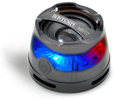 Bontempi | Mini Altavoz Inalámbrico con Base Magnética, Ø 57mm | Función TWS, USB Tipo-C, H 36mm