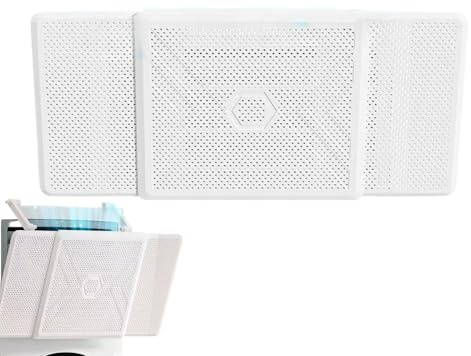 Rrlihjgu Déflecteur de Vent de Climatiseur | Déflecteur pour Climatisation Universelle,Accessoires pour Climatiseur dans Salle de Bain, Chambre, Dortoir, Salon et Appartement