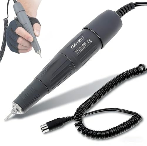 Pièce à main micromoteur H37L1, outil à main brosse 35 000 tr/min, poignée micro moteur bijoux, polisseuse micromoteur pour la sculpture sur bois, le silicone, la verrerie, les objets d'art