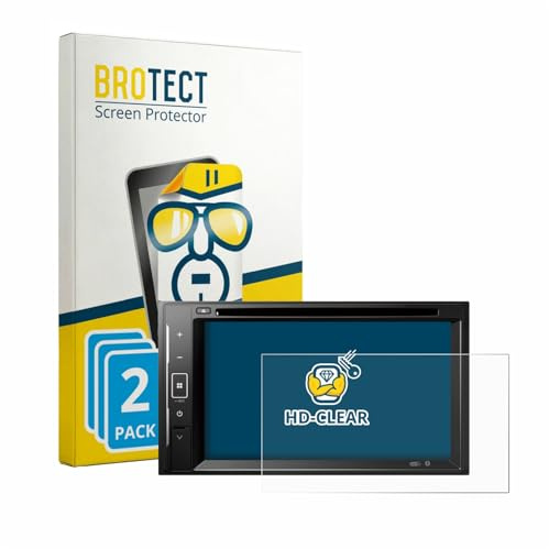 BROTECT 2 Stück Schutzfolie für Pioneer DMH-A240DAB Displayschutz Folie Made in Germany, Ultra-Klar