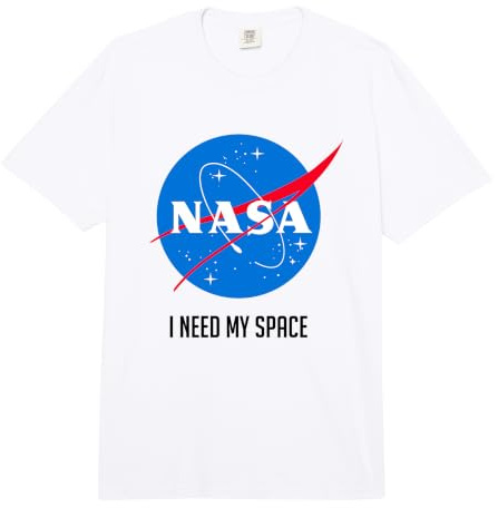Classic NASA Logo I Need My Space Long-Sleeve Comfort Colors Adult Heavyweight T-Shirt