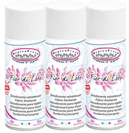 HygienFresh Deodorante per Tessuti Spray da 400 Ml (Multi-Fior di Loto)