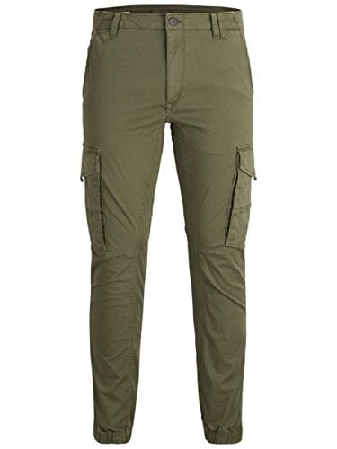 JACK & JONES Herren Jjipaul Jjflake Akm 542 Olive Night Noos Hose, Olive Night, 29W / 32L