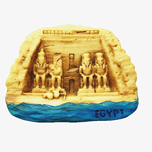 3D Temple of Abu Simbel Egypt souvenir fridge magnet,Home & kitchen decoration polyresin craft, Temple of Abu Simbel Egypt refrigerator magnet sticker