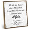 ARTFAVES® Wandbild Holzschild mit Spruch - Als ich die Hand eines Menschen brauchte - Türschild Retro Vintage Deko Bild Geschenk - Hund