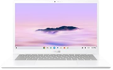 ASUS Chromebook Plus CX3402CBA-MW0198 avec Google AI - Ordinateur Portable Tactile 14 Full HD (Intel Core i5, RAM 8 Go, 512 Go, ChromeOS) - Clavier AZERTY FR