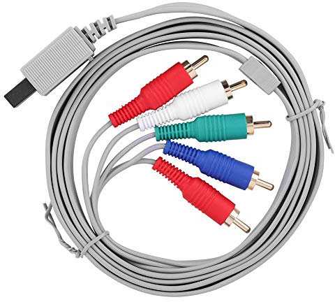 Bewinner Cavo AV Component, Adattatore Video Audio AV ad Alta Definizione Cavo Componente HDTV per Wii U Gaming System