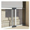ZANZARIERA ESTENSIBILE A PANNELLO ALLUMINIO AVORIO RAL1013 MIS 70x100 reversibil