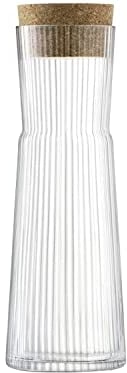 LSA International Gio Line Carafe et bouchon en liège Transparent 1,35 l