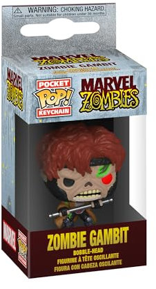 Funko POP! Keychain: Marvel Zombies-Gambit Novelty Keyring - Collectable Mini Figure - Stocking Filler - Gift Idea - Official Merchandise - Comic Books Fans - Backpack Decor