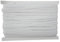 Trimming Shop 12mm Wide Flat Elastic Band, Stretchable Waistband Tape Elastic Cord for Dressmaking, DIY Craft Projects, Sewing Clothing, Garments, White, 5 Metres