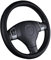 Berfea Lenkradbezüge Silikon Auto Lenkradbezüge 33-38 cm (13-15 Zoll) Universal Weich rutschfest Lenkradhülle,Autozubehör Steering Wheel Cover,Schwarz