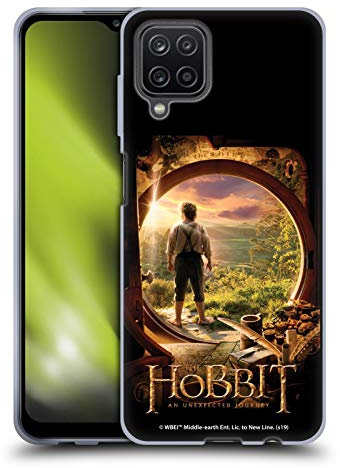 Head Case Designs Offizielle The Hobbit An Unexpected Journey Hobbit in der Tür Schluessel Kunst Gel Handyhülle Hülle [Militärischer Schutzgrad] Kompatibel mit Samsung Galaxy A12 (2020)