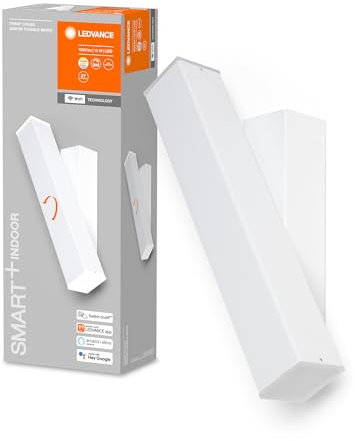 LEDVANCE Leuchte: für Wand, DECORATIVE WALL LAMP WITH WIFI TECHNOLOGY / 12 W, 220.240 V, 3000.6500 K, Gehäusematerial: Aluminium, IP20, Weiß