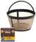 Dorado Marca reutilizable 8 – 12 taza cesta filtro compatible con Black & Decker máquinas de café y cafeteras. Sustituye a su Negro + Decker reutilizable filtro de café y permanente negro & decker de