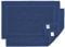 BANANALU 2 Stück Badvorleger Badematte Qualität 100% Baumwolle, Dunkel Blau (3938), 50x70cm, 700g/m2