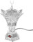 FOMIYES Electric Arabic Incense Burner Electric Incense Burner Middle East Incense Holder Frankincense Resin Burner for Muslim Table Decor Silver Plug