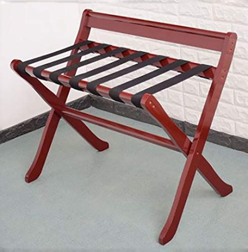 Porte-Bagages de Chambre à Coucher, Porte-Bagages d'hôtel Porte-Bagages en Bois pour Bagages d'hôtel (C)