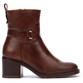 Pikolinos Stiefeletten mit Absatz in Leder HUESCA für Frauen Farbe Marrón