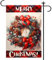 Couronne Drapeau de Jardin de Noël, 30x45cm Drapeau de Jardin Double Face Plaid Rouge et Noir Drapeau de Noël Drapeau Saisonnier Drapeaux Décoratifs pour les Vacances Décoration Extérieure