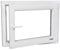 Fenster Aluplast - Kunststofffenster Anthrazit BxH 80x50 cm - Garagenfenster/Gartenhausfenster/Kellerfenster 2-fach Verglast - Din Rechts - Funktion Dreh Kipp