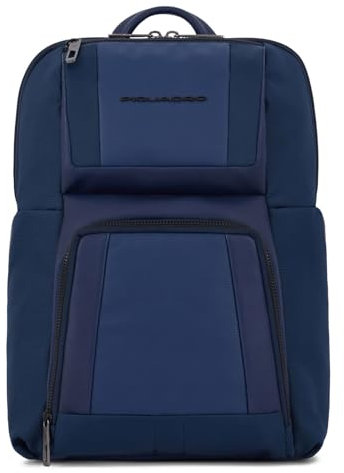 PIQUADRO, Computer and iPad© backpack with pockets for Air, BLU