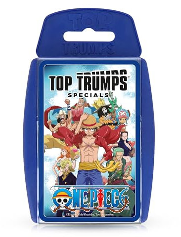 Top Trumps One Piece Specials Card Game, Play with Luffy, Nami, Zorro, Chopper and Sanji, Educational Gift and Toys for ages 8 up