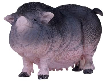 MOJO – Pot Bellied Pig | Hand-Painted Toy Figure | Farm Animals Collection | True to Life & Highly Detailed | Designed in UK
