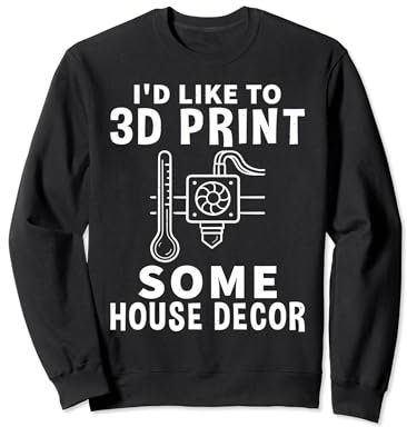 Progettazione di stampa 3D della decorazione della casa per la stampante 3D Felpa