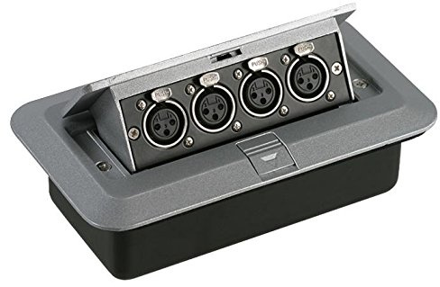 Boitier de sol, 4 prises XLR BPSCA - AV16212