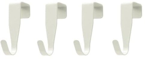 Lot de 4 petits crochets de porte pour placard, armoire de cuisine, porte simple pour chambre à coucher, salle de bain, armoire